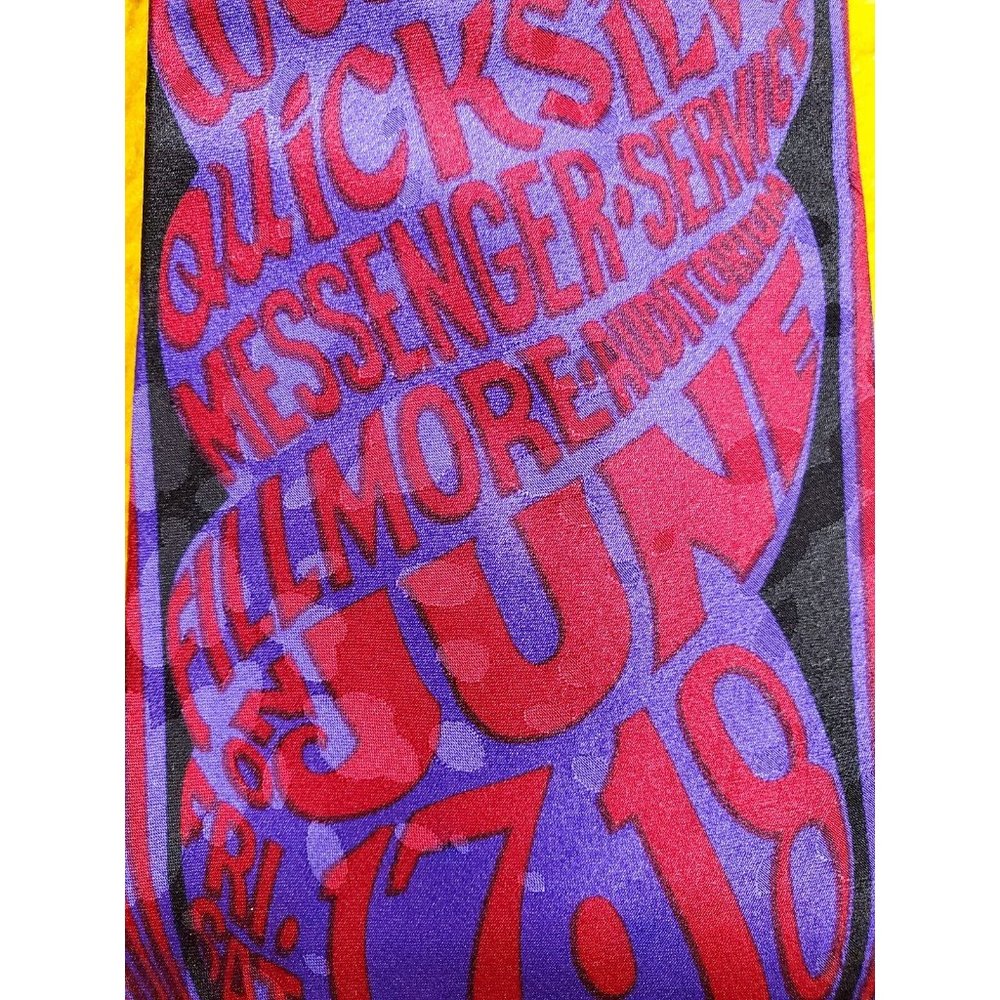THE FILLMORE POSTER TIE ~ REGGAE AT THE FILLMORE # 11 (ProduceD 1992) ~ 56" (NEW